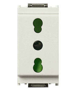 PRESA 2P+T 16A P17/11 BIANCO
