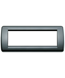 PLACCA RONDÒ 6M NERO - VIMAR