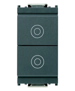 DUE PULSANTI 1P NO 10A GRIGIO - VIMAR