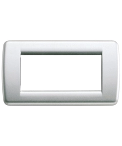 PLACCA RONDÒ 4M ARGENTO METALLIZATO - VIMAR