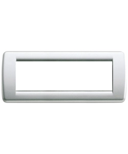 PLACCA RONDÒ 6M ARGENTO METALLIZZATO - VIMAR