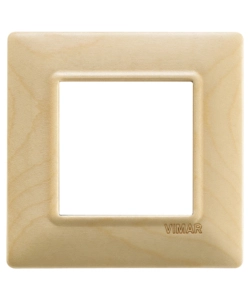 PLACCA 2M ACERO - VIMAR