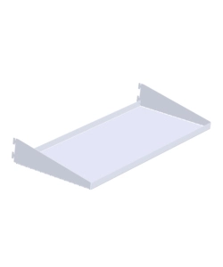 RIPIANI MULTIUSO, REVERSIBILI, CON REGGIMENSOLE INTEGRATE - BIANCO - 2 PZ.