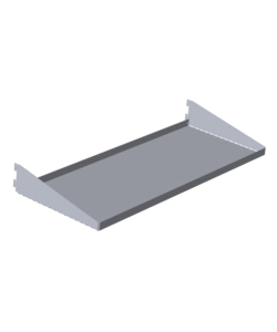 RIPIANI MULTIUSO, REVERSIBILI, CON REGGIMENSOLE INTEGRATE - ALLUMINIO - 2 PZ.