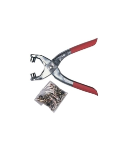 PINZA PER OCCHIELLI + 100 OCCHIELLI ASSORTITI