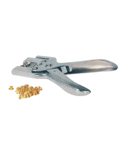 PINZA PER OCCHIELLI PROFESSIONALE + 100 OCCHIELLI Ø 4,5