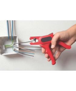 PINZA SPELACAVI PER ELETTRICISTA, CON TAGLIACAVI