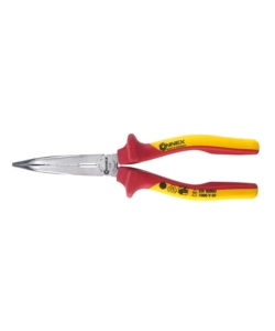 PINZA BECCHI CURVI ISOLATA 1000V PER ELETTRICISTA 200 MM.