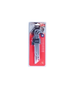 CHIAVI RESISTORX LUNGHE, SET 9 PEZZI