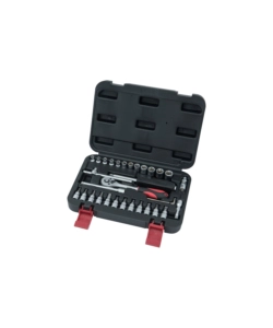SET CHIAVI A BUSSOLA IN CROMO VANADIO  1/4" 33 PZ.