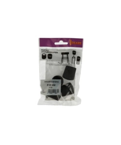PUNTALI ESTERNI TONDI NERI Ø 20 MM. 4 PZ.
