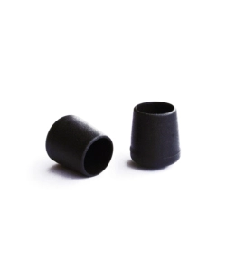 PUNTALI ESTERNI TONDI NERI Ø 25 MM. 4 PZ.