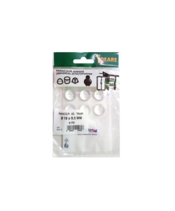 PARACOLPI ADESIVI TONDI TRASPARENTI Ø 19 MM. - SPESSORE 9,5 MM. - 9 PZ.