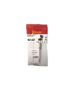 FELTRINI ADESIVI QUADRATI 20 X 20 MM. - BIANCO - 10 PZ.