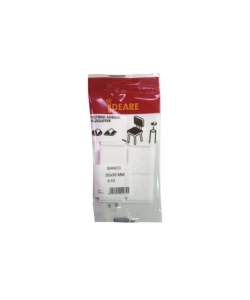 FELTRINI ADESIVI QUADRATI 30 X 30 MM. - BIANCO - 6 PZ.