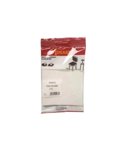FELTRINO ADESIVO QUADRATO 100 X 100 MM. - BIANCO - 1 PZ.