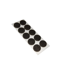 FELTRINI ADESIVI TONDI Ø 20 MM. - MARRONE - 10 PZ.