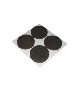FELTRINI ADESIVI TONDI Ø 35 MM. - MARRONE - 4 PZ.