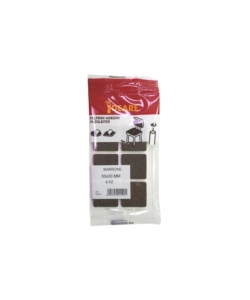 FELTRINI ADESIVI QUADRATI - 30 X 30 MM. - MARRONE - 6 PZ.