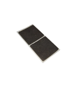 FELTRINI ADESIVI QUADRATI - 40 X 40 MM. - MARRONE - 2 PZ.