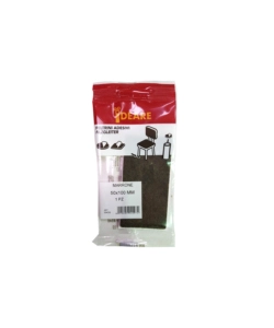 FELTRINO ADESIVO RETTANGOLARE 50 X 100 MM. - MARRONE - 1 PZ.