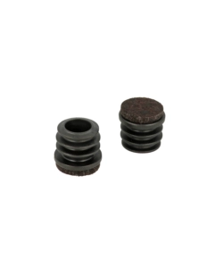 PUNTALI INTERNI ALETTATI TONDI NERI CON FELTRO Ø 20 MM. 8 PZ.