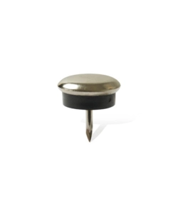 SCIVOLI IN METALLO TONDI CON GOMMA E CHIODO Ø 20 MM. - 8 PZ.
