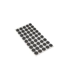 ANTISCIVOLO "MUSSIT" TONDI IN EPDM ADESIVA NERA Ø 9 MM. - SPESSORE 2,5 MM. - 45 PZ.