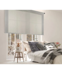 TENDA A RULLO SEMIFILTRANTE LINO GRIGIO, 80X250 CM