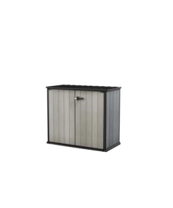 KETER - PORTA ATTREZZI MULTIUSO IN RESINA "PATIO STORE" - 1000 LT 139.5x77x120 CM GRIGIO