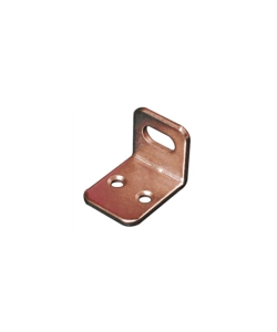 SQUADRETTA PER ARMADI CON ASOLA ORIZZONTALE BRONZATA 22 X 28 X 21 SPESSORE 2 MM. - 4 PZ.