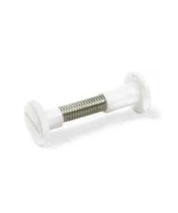VITI DI COLEGAMENTO IN PLASTICA BIANCA 26 - 32 MM. 4 PZ.