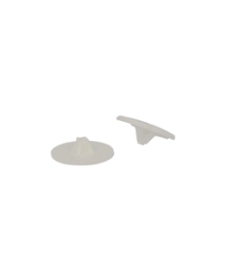 TAPPI COPRIVITE N PLASTICA BIANCA PER VITI A CROCE PH E PZ - 20 PZ.