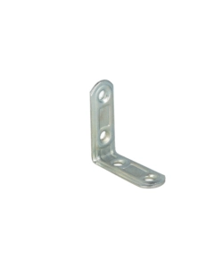 LASTRINE DI GIUNZIONE AD ANGOLO STONDATE IN ACCIAIO ZINCATO BIANCO 30X30 MM. 4 PZ.