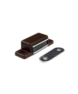 CHIUSURE MAGNETICHE MARRONI DA APPLICARE FORZA 4 KG. 2 PZ.
