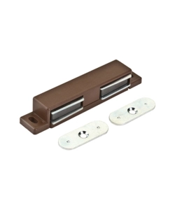 CHIUSURE MAGNETICHE MARRONI DA APPLICARE CON DOPPIA CONTROPIASTRA 2 PZ.