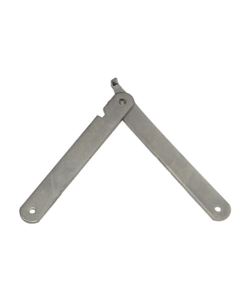 ASTE SNODATE PER CAVALLETTI DESTRA + SINISTRA FERRO ZINCATO 250 MM.
