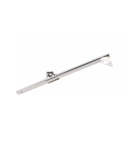 ASTA SNODATA A SCATTO IN OTTONE NICHELATO 250 MM.