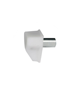 REGGIPIANI CON PERNO IN PLASTICA BIANCA Ø 5 MM. 16 PZ.