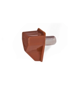 REGGIPIANI CON PERNO IN PLASTICA MARRONE Ø 5 MM. 16 PZ.