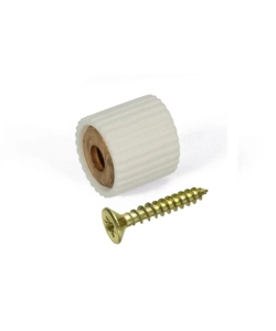 REGGICRISTALLI CON VITE TPS 3 X 16 IN GOMMA BIANCA 8 PZ.