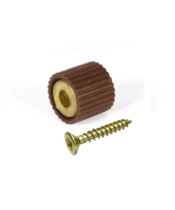 REGGICRISTALLI CON VITE TPS 3 X 16 IN GOMMA MARRONE 8 PZ.