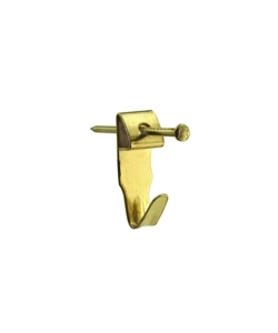 GANCI “A X” PER FISSAGGIO QUADRI N° 0 - 6 X 17 MM. CON CHIODINI 10 PZ.