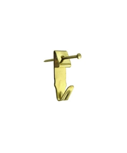 GANCI “A X” PER FISSAGGIO QUADRI N° 1 - 6 X 23 MM. CON CHIODINI 10 PZ.