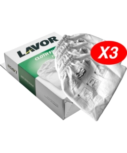 SET 3 FILTRI PER ASPIRATORI LAVOR IN PANNO
