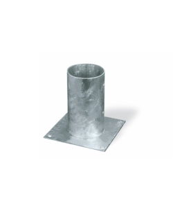 PORTAPALI ANCORAGGIO D'APPOGGIO PER PALI TONDI Ø 100 X 150 X 150 MM.