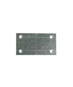 PIASTRINA DRITTA 50 X 90 SPESSORE 1,5 MM. - 4 PZ.