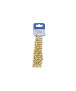 CATENA FORZATINA PRETAGLIATA Ø 1,6 MM. IN ACCIAO OTTONATO 2,5 MT.
