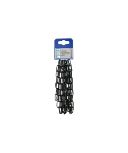 CATENA DECORATIVA PRETAGLIATA Ø 2 MM. IN ACCIAIO NERO MARTELLATO 2,5 MT.