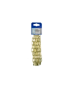 CATENA DECORATIVA PRETAGLIATA Ø 2 MM. IN ACCIAIO OTTONATO 2,5 MT.